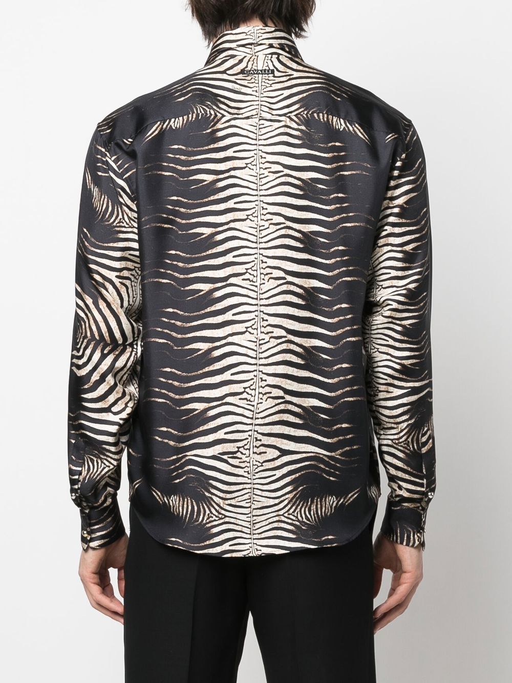 Roberto Cavalli Zebra Print Silk Shirt, $1,070 | farfetch.com | Lookastic