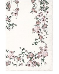 Givenchy Babys Breath Floral Print Silk Scarf