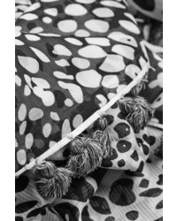 Diane von Furstenberg Printed Silk And Cotton Blend Scarf