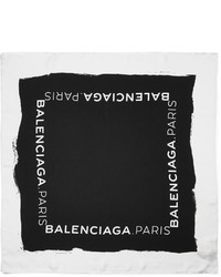 Balenciaga Printed Silk Scarf