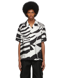 Bottega Veneta Black White Zebra Shirt