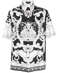 Versace Silk Baroque Print Shirt