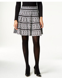 Grace Elets Printed A Line Sweater Skirt