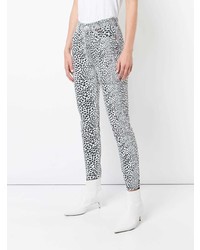 RE/DONE High Rise Cheetah Skinny Jeans