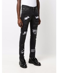 Iceberg Patch Detail Skinny Cut Jeans