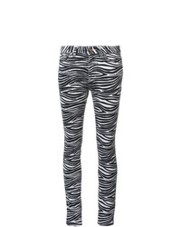Saint Laurent Zebra Print Skinny Jeans