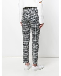 Dondup Cropped Patterned Trousers