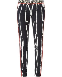 Roberto Cavalli Printed Skinny Trousers