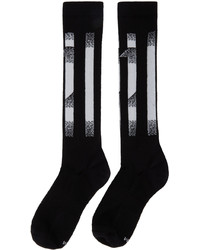 11 By Boris Bidjan Saberi Black Block Stripes Socks