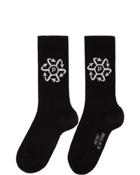 Rassvet Black Jacquard Socks