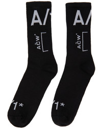 A-Cold-Wall* Black Jacquard Socks