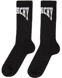 Givenchy Black Jacquard Socks