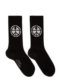 Rassvet Black Jacquard Socks