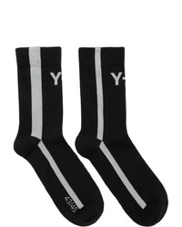Y-3 Black Logo Socks