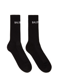 Balenciaga Black Logo Tennis Socks