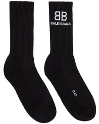 Balenciaga Black White Tennis Socks