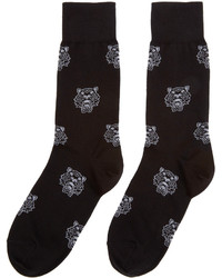 Kenzo Black White Tiger Socks