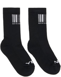 VTMNTS Black White Yesno Socks