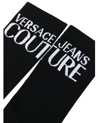 VERSACE JEANS COUTURE Logo Embroidered Socks