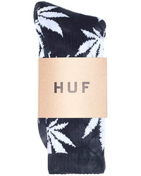 HUF The Plantlife Socks In Black White