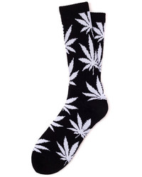 HUF The Plantlife Socks In Black White