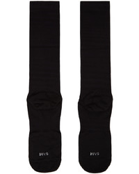 11 By Boris Bidjan Saberi Three Pack Black Logo 11 Socks