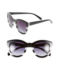 A.J. Morgan Collette Sunglasses Black White One Size