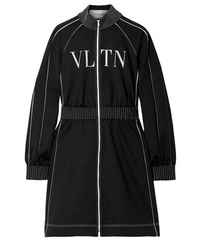 Valentino Silk Med Printed Jersey Mini Dress