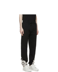 Marcelo Burlon County of Milan Black And White Wings Track Pants