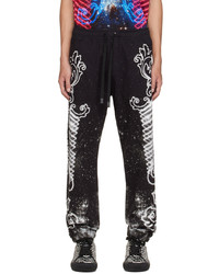 VERSACE JEANS COUTURE Black Galaxy Lounge Pants