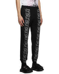 Givenchy Black Slim Fit Barbed Wire Lounge Pants