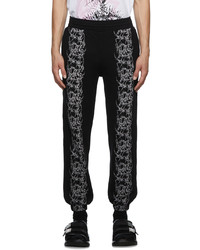 Givenchy Black Slim Fit Barbed Wire Lounge Pants