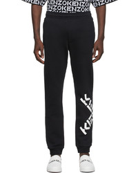 Kenzo Black Sport Jogging Lounge Pants