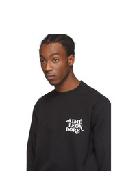 Aimé Leon Dore Black 70s Logo Sweatshirt