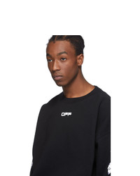 Off-White Black Airport Tape Sweatshirt