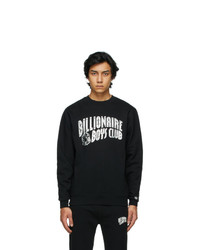 Billionaire Boys Club Black And Silver Glitter Arch Logo Sweatshirt