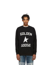 Golden Goose Black And White Star Sweatshirt