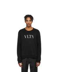 Valentino Black And White Vltn Sweatshirt