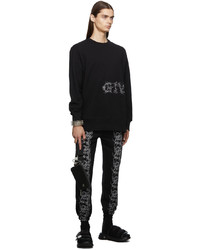 Givenchy Black Barbed Wire Sweatshirt