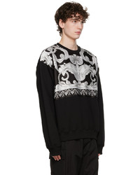 Versace Black Barocco Sweatshirt