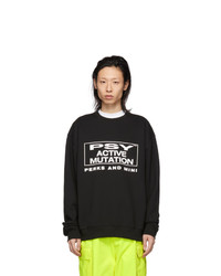 Perks And Mini Black Brain Activity Sweatshirt