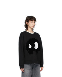 McQ Alexander McQueen Black Chester Monster Sweatshirt