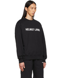 Helmut Lang Black Core Crewneck Sweatshirt