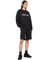 Helmut Lang Black Core Crewneck Sweatshirt