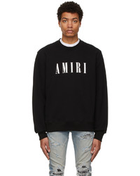 Amiri Black Core Logo Sweatshirt