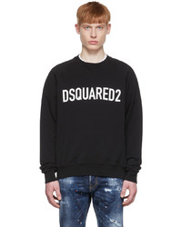 DSQUARED2 Black Cotton Sweatshirt