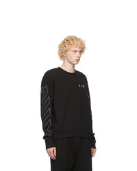 Off-White Black Diag Slim Sweatshirt