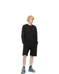Off-White Black Diag Slim Sweatshirt