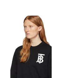 Burberry Black Dryde Logo Sweatshirt