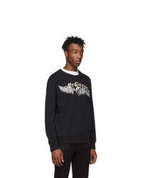 Alexander McQueen Black Fern Sweatshirt
